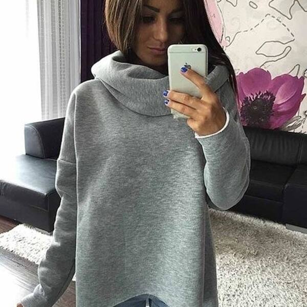 Shop Kaywide Christmas Clothes Women Winter Hoodies Scarf Collar
