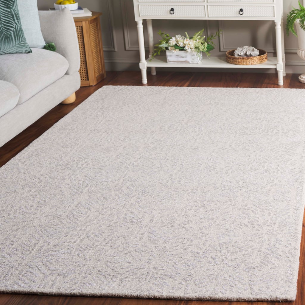 SAFAVIEH Handmade Glamour Isey Modern Wool & Viscose Rug