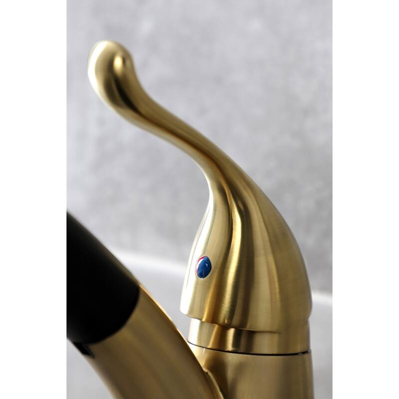 Kingston Brass Yosemite Single-Handle Pull-Out Kitchen Faucet