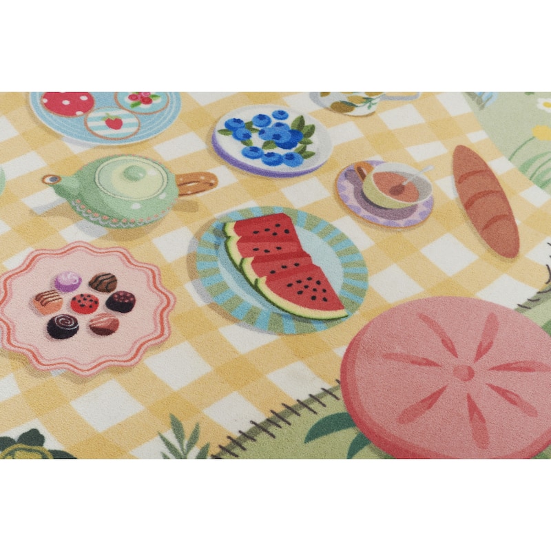 Momeni Playground Tea Party Kid Rug