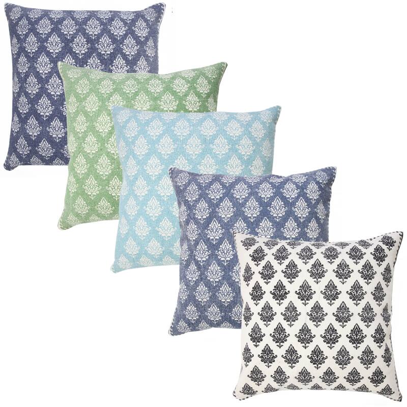 Sevita Traditional Fairytale Motif Throw Pillow, Single or Set of 2