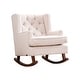 preview thumbnail 2 of 12, Abbyson Thatcher Fabric Rocker Chair