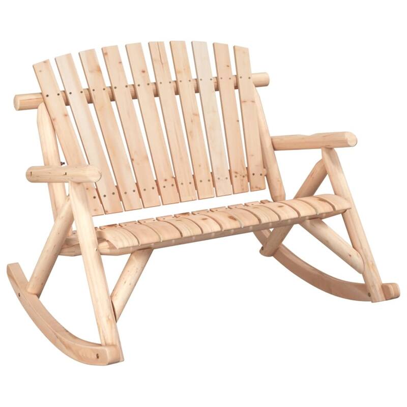 vidaXL Patio Furniture Set Outdoor Patio Lounge Set Chair Solid Wood Spruce