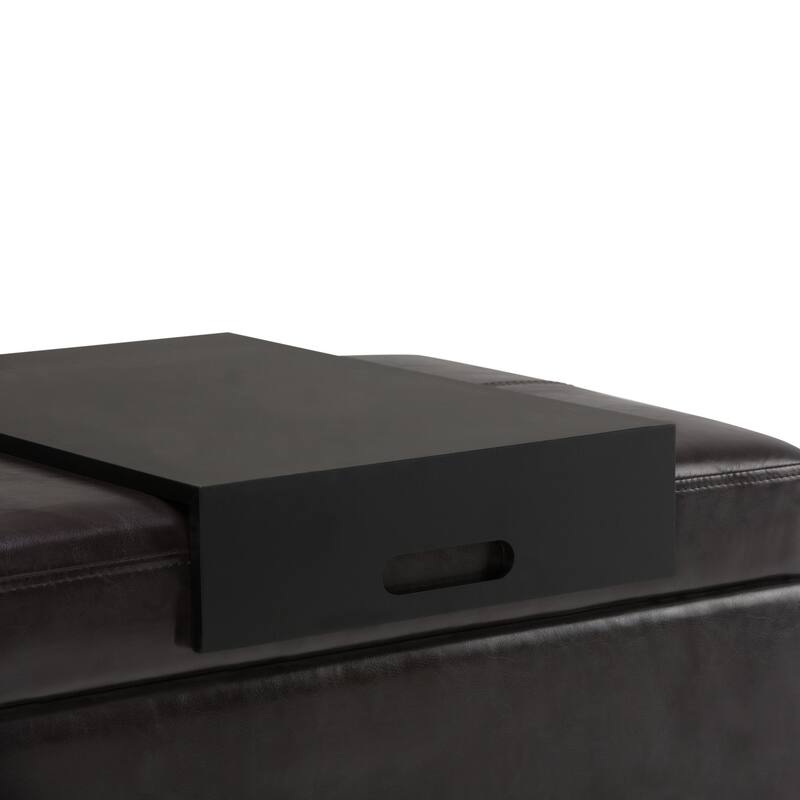 WYNDENHALL Jackson 42 inch Wide Rectangle Storage Ottoman