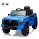 preview thumbnail 25 of 34, 12V Ride on Truck Car, Licensed Toyota Ride on Car, Battery Powered Electric Car, Gift for Kids Blue