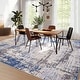 preview thumbnail 6 of 8, Abstract Impression Foldable Printed Area Rug 100% Polyester Washable Backing for Living Room