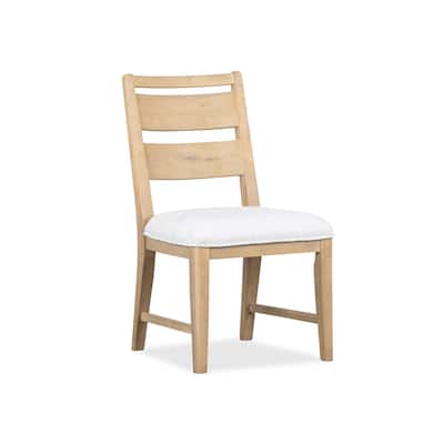 Magnussen Home Somerset Butternut Upholstered Side Chair Two Pack - 20.25''W x 22.88''D x 36.5''H