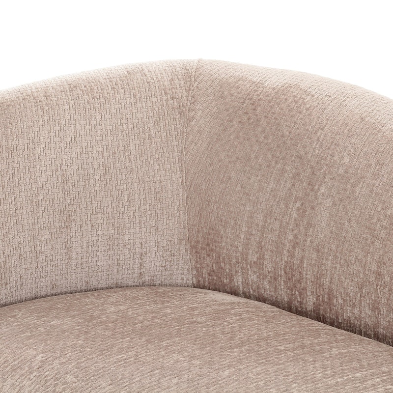 Divani Casa Calico Contemporary Beige Fabric 4-Seat Sofa