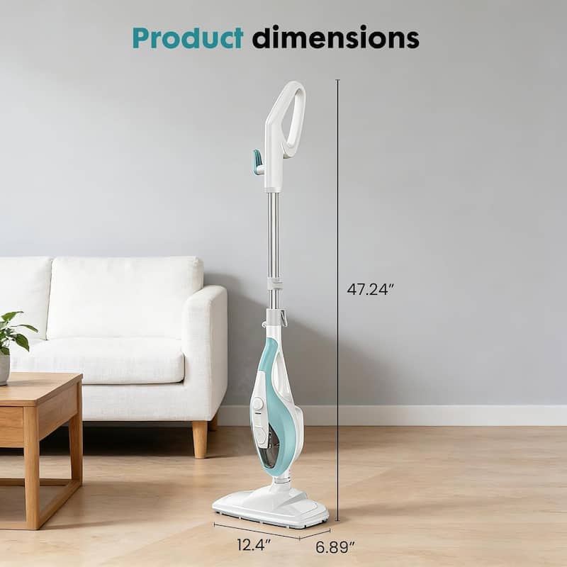 Steam Mop 10 in 1 MultiPurpose Handheld Steam Cleaner Detachable Floor Steamer