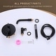 preview thumbnail 42 of 41, Solid Brass 2 Handle Wall Mounted Roman Tub Faucet With Handheld Shower