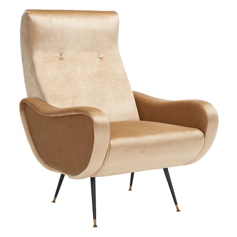 SAFAVIEH Sherron Mid-Century Modern Retro Club Chair - 28.5" W x 35" D x 37" H - 29Wx35Dx37H