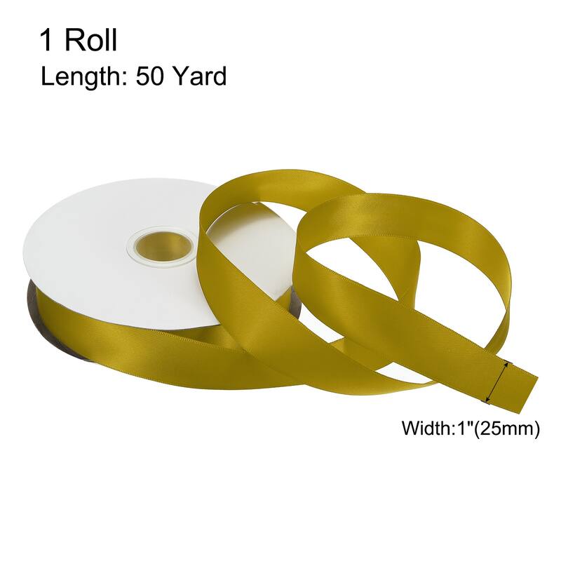 Satin Ribbon Grosgrain Valentine Solid Double Face Wedding Ribbon