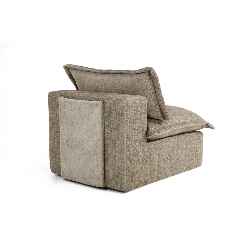 Comfy Cloud Chenille Upholstered Modular Sectional Sofa