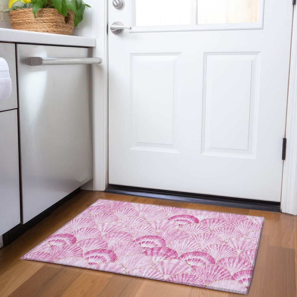 Premium Washable Super Soft Coastal Seashell Mayfield Rug