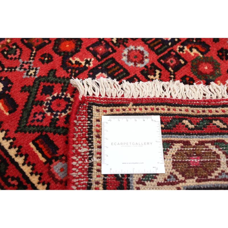 ECARPETGALLERY Hand-knotted Andelz Red Wool Rug - 2'6 x 10'0