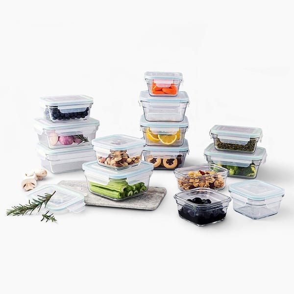 Glasslock 6-Piece Glass Bakeware Food Storage Set