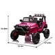 preview thumbnail 21 of 78, 24V Ride-On Car for Kids with Bluetooth, USB, and LED Lights, Best Holiday Gift Rose Red
