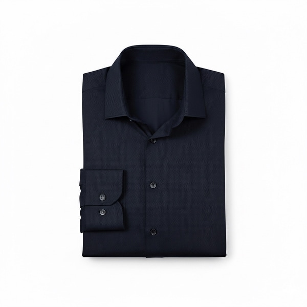 Ben Sherman Men's Basketweave Dobby Dress Shirt - Slim Fit - Bed Bath &  Beyond - 43133424
