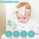 preview thumbnail 7 of 6, Grabease Baby Spoons, Toddler & Baby Utensils, Toddler Silverware, 2 Sets, Teal and Gray