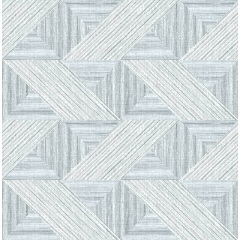 A-Street Prints Presley Light Blue Tessellation Wallpaper