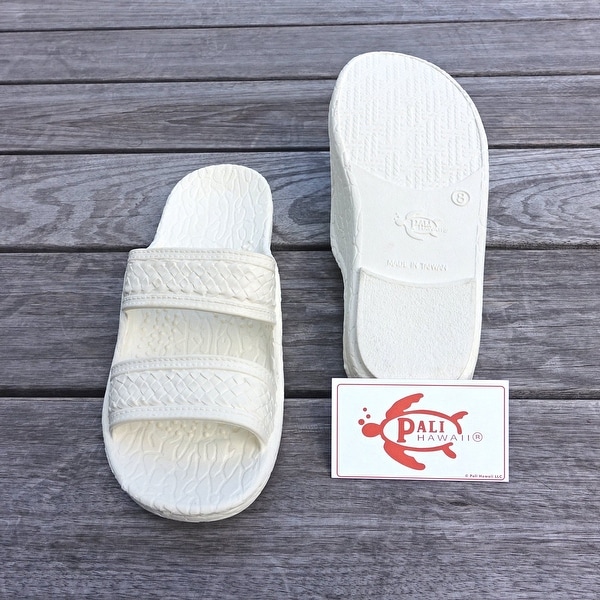 Pali Hawaii Jandals WHITE with Certificate of Authenticity