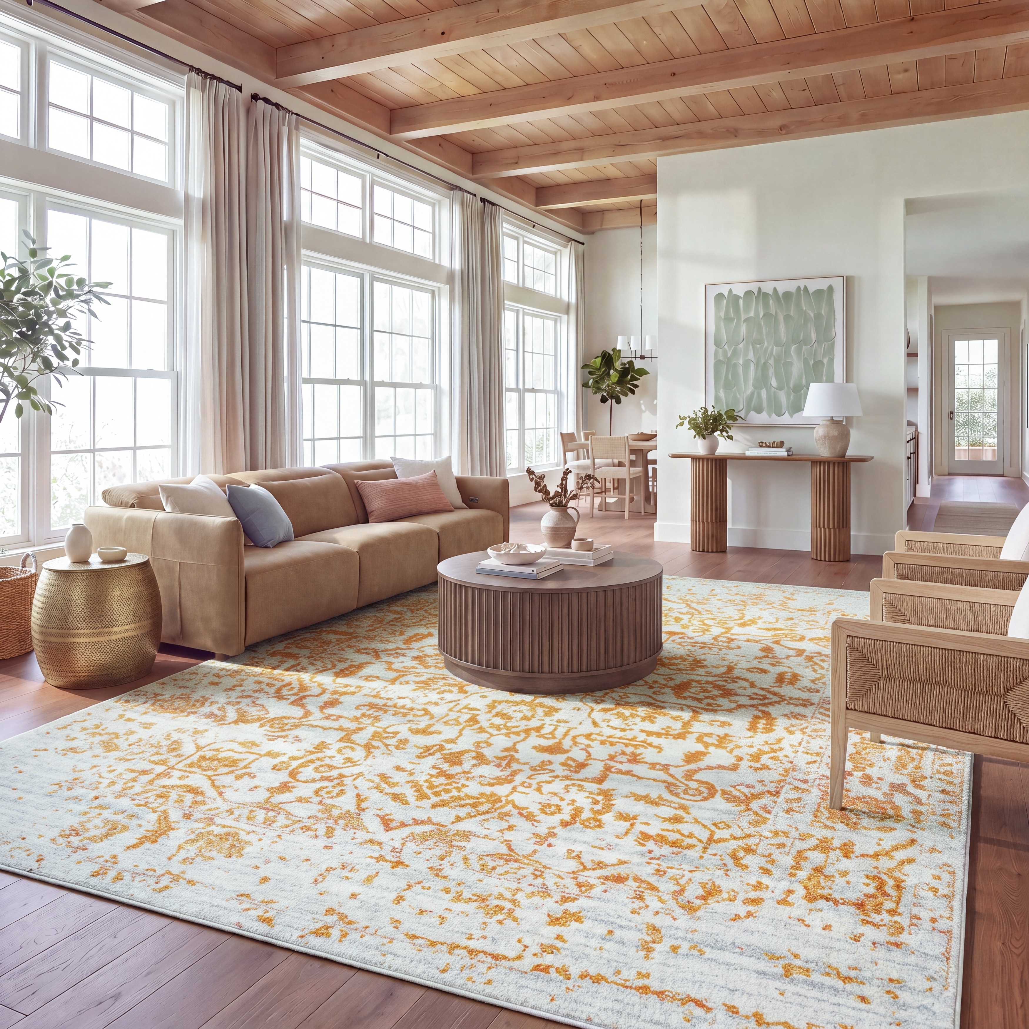 SAFAVIEH Madison Vernelle Distressed Vintage Boho Oriental Rug