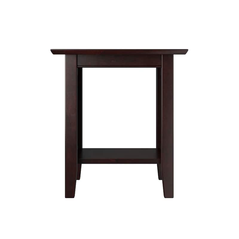 End Table Espresso Finish - Living Room Side Table - Small Accent Table - Home Furniture - 22