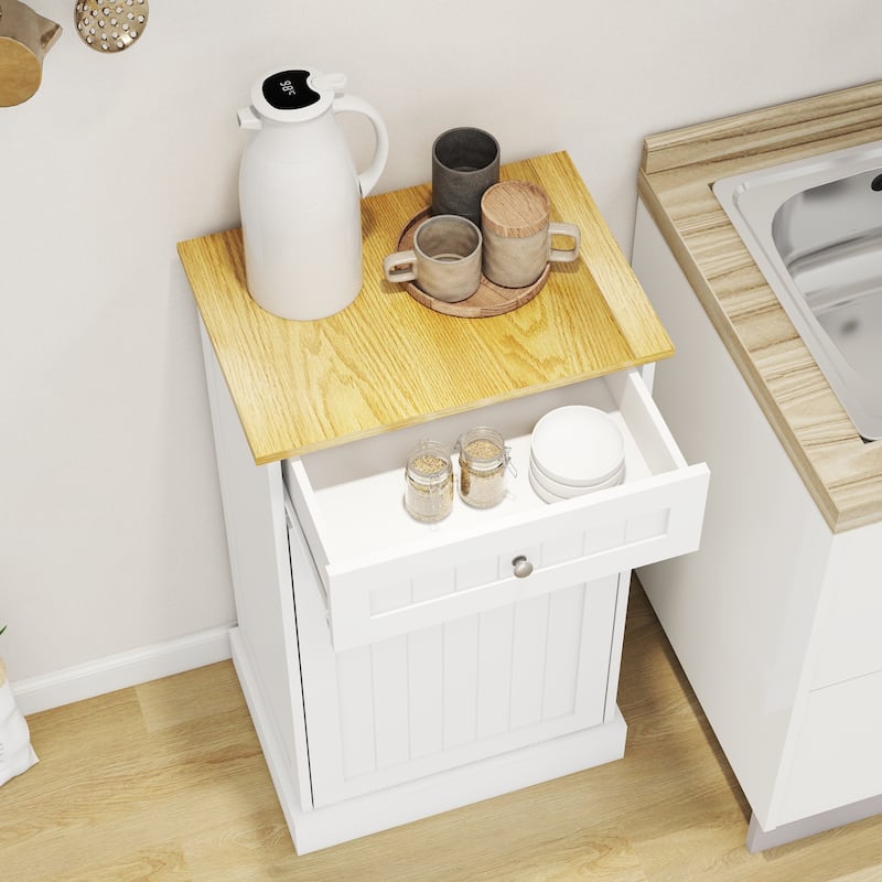 RR Kitchen Trash Cabinet