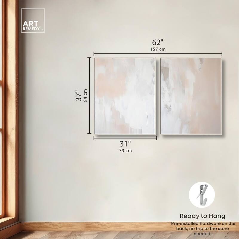 Opalescent Hues IV Canvas Set of 2 by Art Remedy