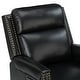 preview thumbnail 49 of 49, Kunibert Multifunctional Genuine Leather Nursery Chair with Metal Swivel Base Set of 2 by HULALA HOME
