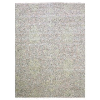 Shahbanu Rugs Colorful Modern Salt and Pepper Design Veggie Dyes Thick ...