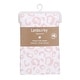 preview thumbnail 4 of 4, Lambs & Ivy Signature Pink/White Leopard Organic Cotton Fitted Crib Sheet