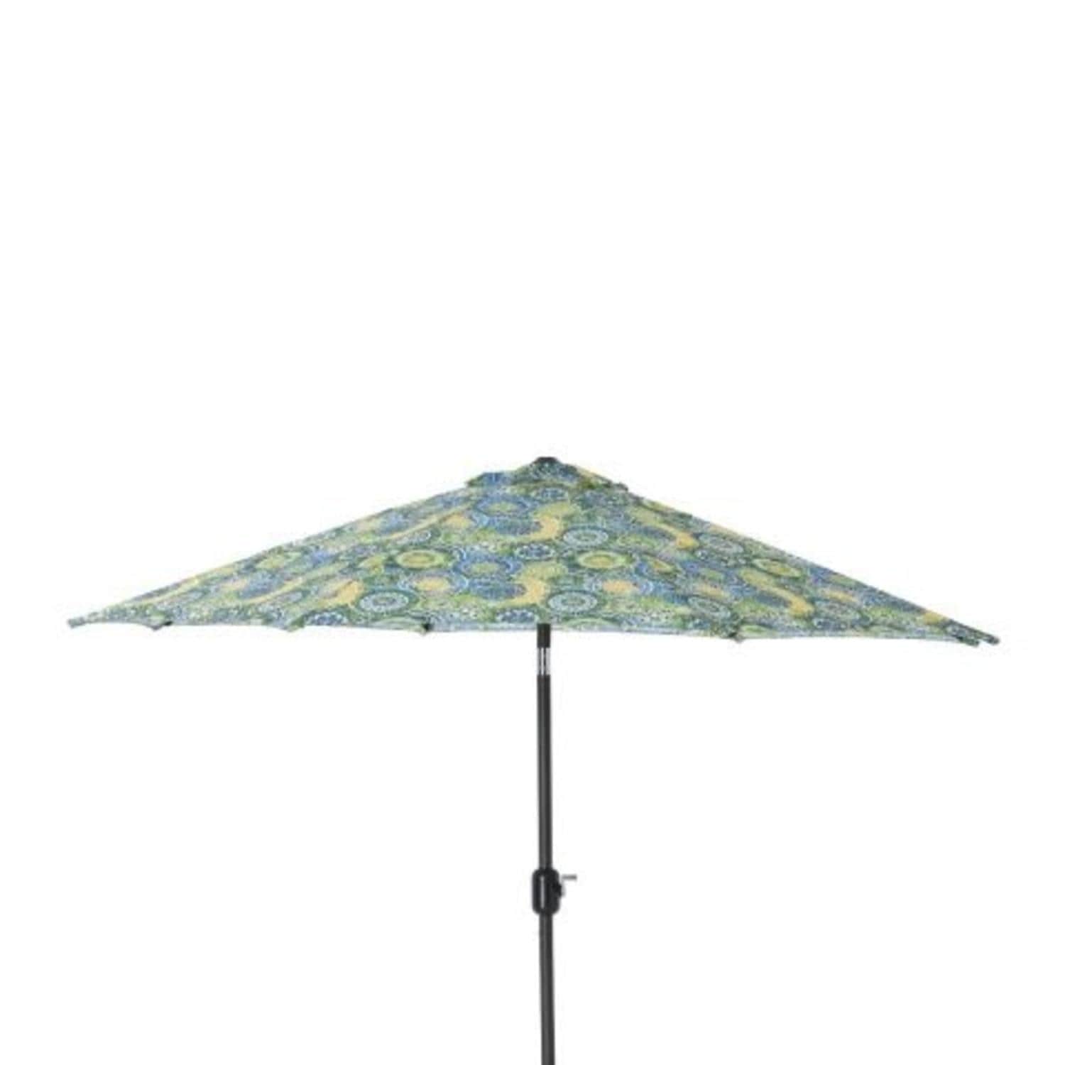 9 ft patio umbrella floral Boho 6.5ft, UPF 50+ Outdoor Beach Umbrella with Fringe, Push Button Tilt, Retro Parasol for Garden Backyard Poolside : Patio, Lawn & Garden When the sun moves At Home Calista Crank &