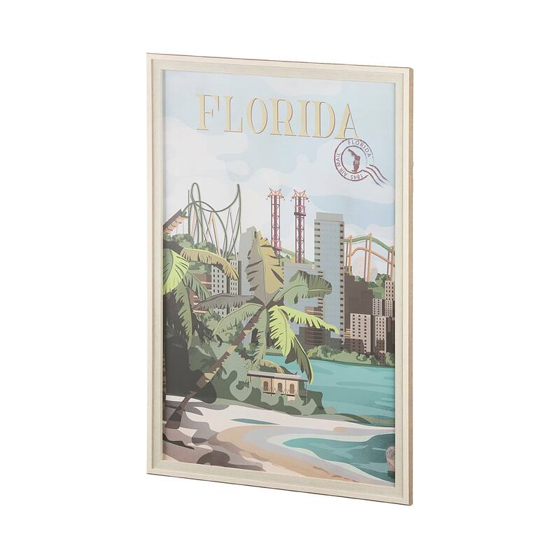 Florida Go (XL) Framed Art Print