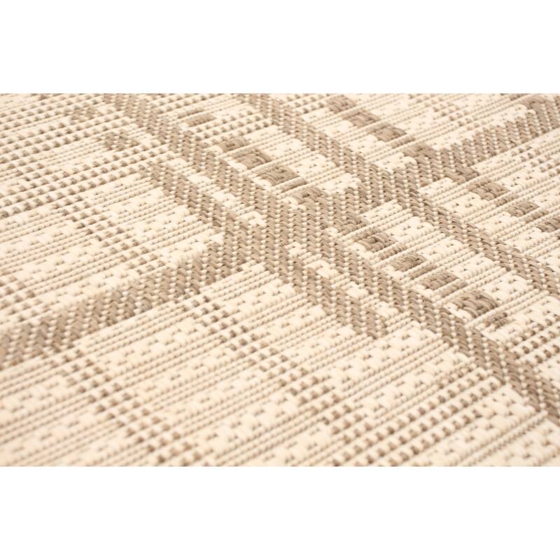 ECARPETGALLERY Sisal Burburry Tropical Rug