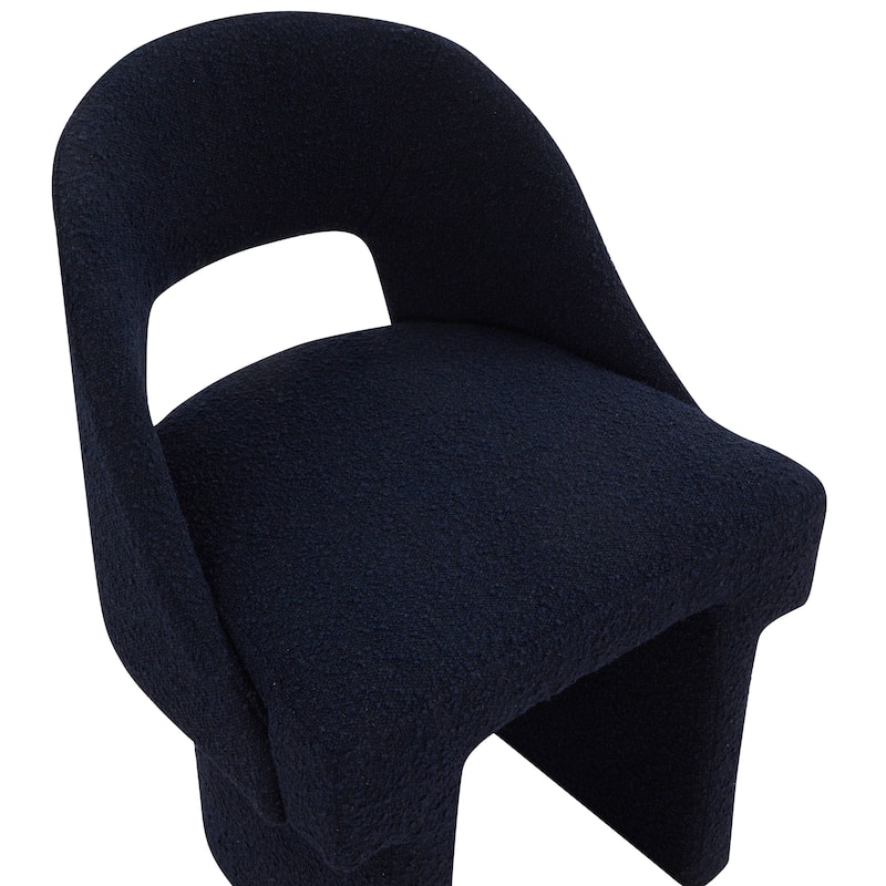 Boucle Set of 2 Modern Elegant Upholstered Accent Chair with MDF Wood Frame for Home Office Living Room & Bedroom