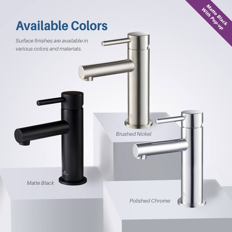 Solid Brass Leed Free Single Handle Bathroom Faucet