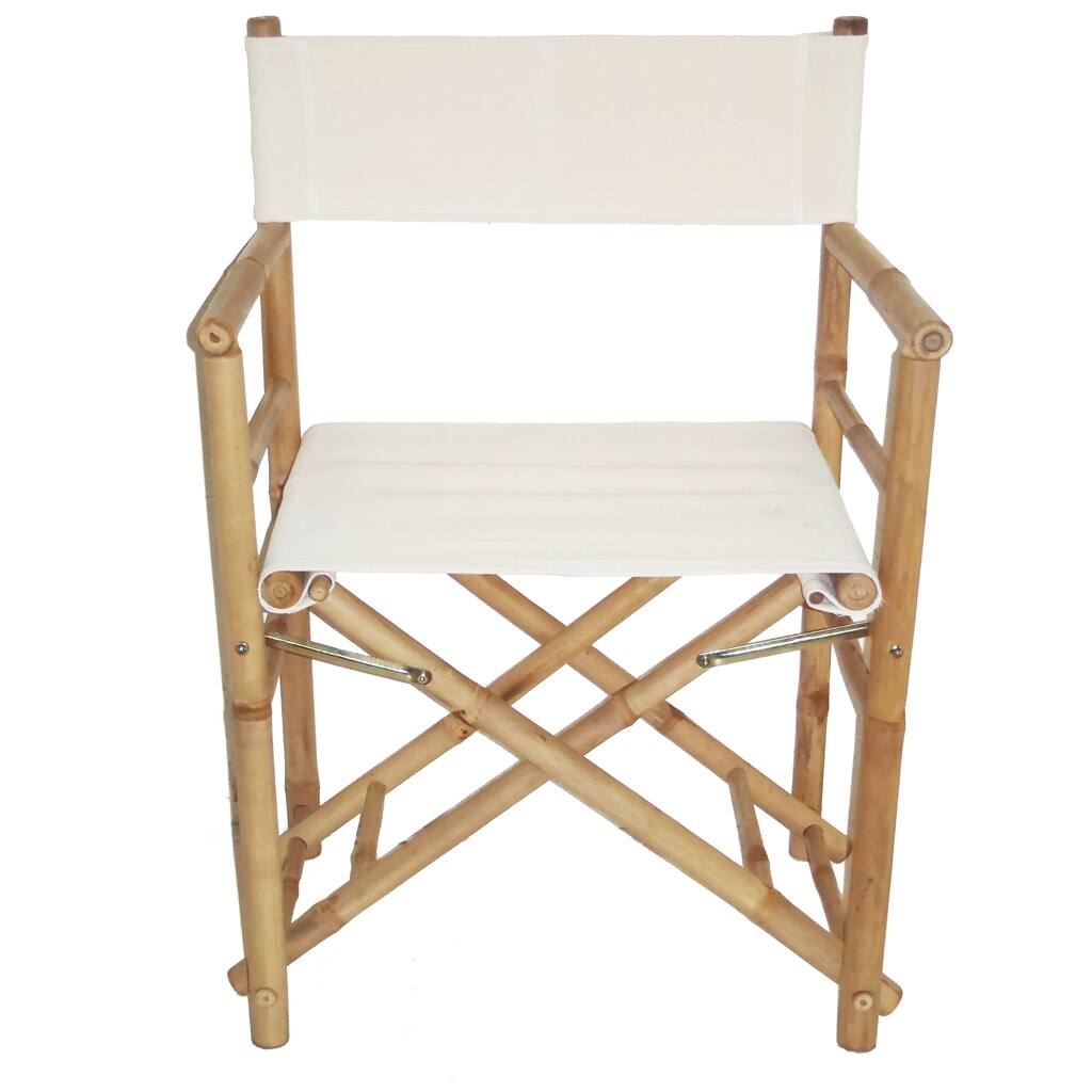 Handmade Set of 2 Bamboo Director's Chairs (Vietnam)