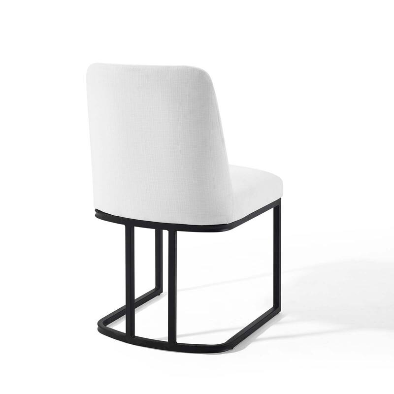 Porch & Den Shadow Hills Upholstered Sled Base Dining Chair
