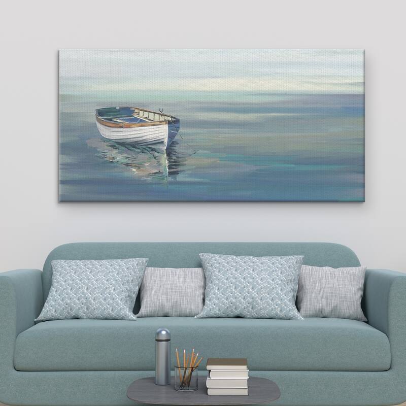 In The Moment Blue by Studio Arts Canvas Art Print