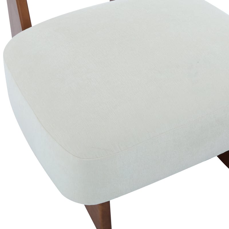 Design-inspired Polyester Upholstery Accent Lounge Chair with Wood Base,Set of 2