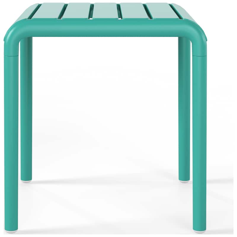 Frond and Form Square Outdoor Side Table (Set of 2)