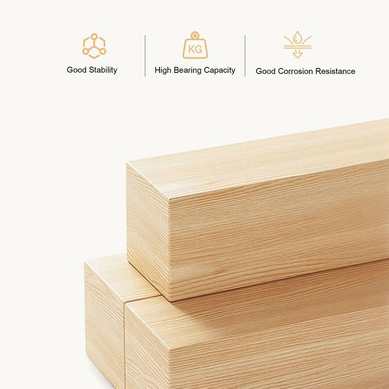 Sunset Orange Smart Nightstand with Wireless Charging