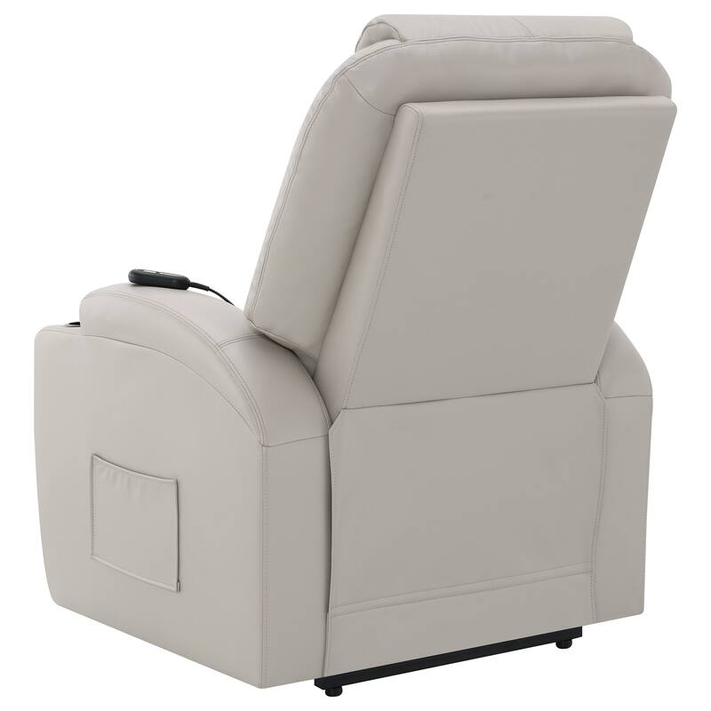 Sanger Upholstered Power Lift Massage Recliner
