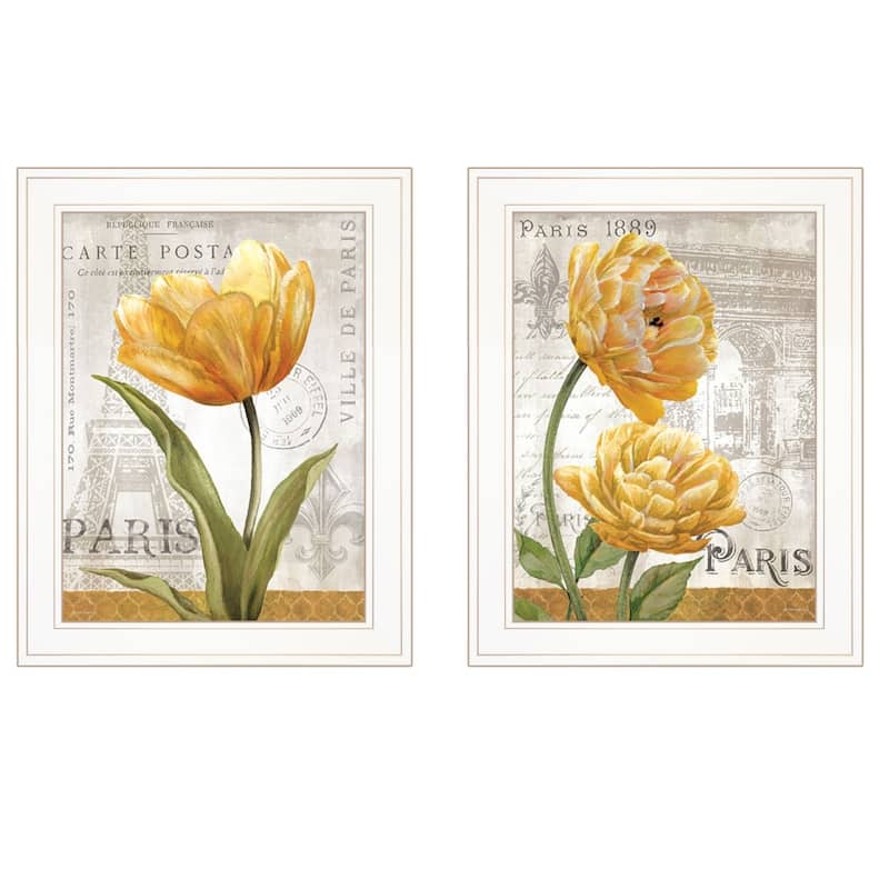 TrendyDecor4U Farmhouse "Paris" 2-Piece Vignette by Ed Wargo