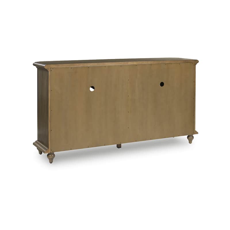 Signature Design by Ashley Barlomore Brown Accent Cabinet - 68" W x 18" D x 36" H