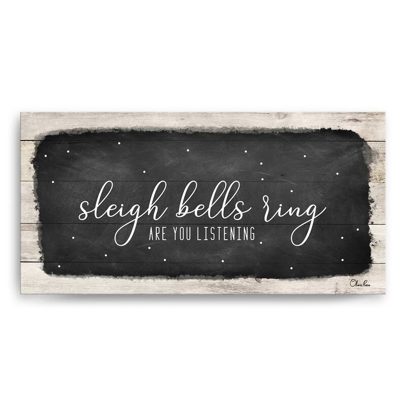 Ready2HangArt 'Sleigh Bells' Holiday Canvas Wall Art by Olivia Rose