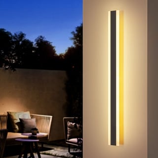 Modern Linear Strip Acrylic Integrated LED 3000K Warm Light IP65 ...