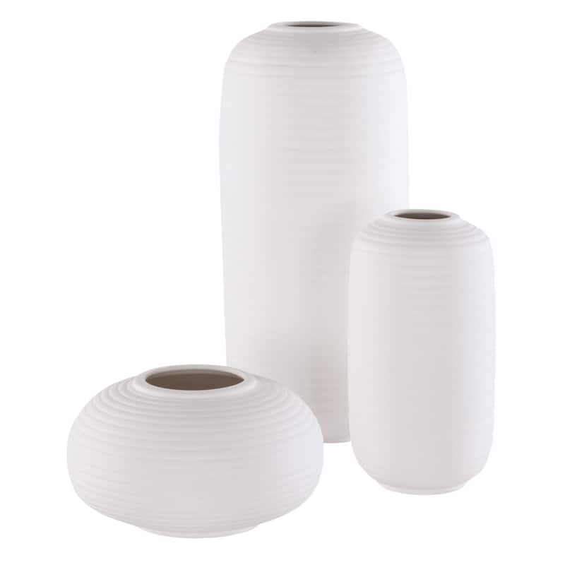 SAFAVIEH Sora Ceramic Decorative Vase (Set of 3) - 6Wx6Dx10H