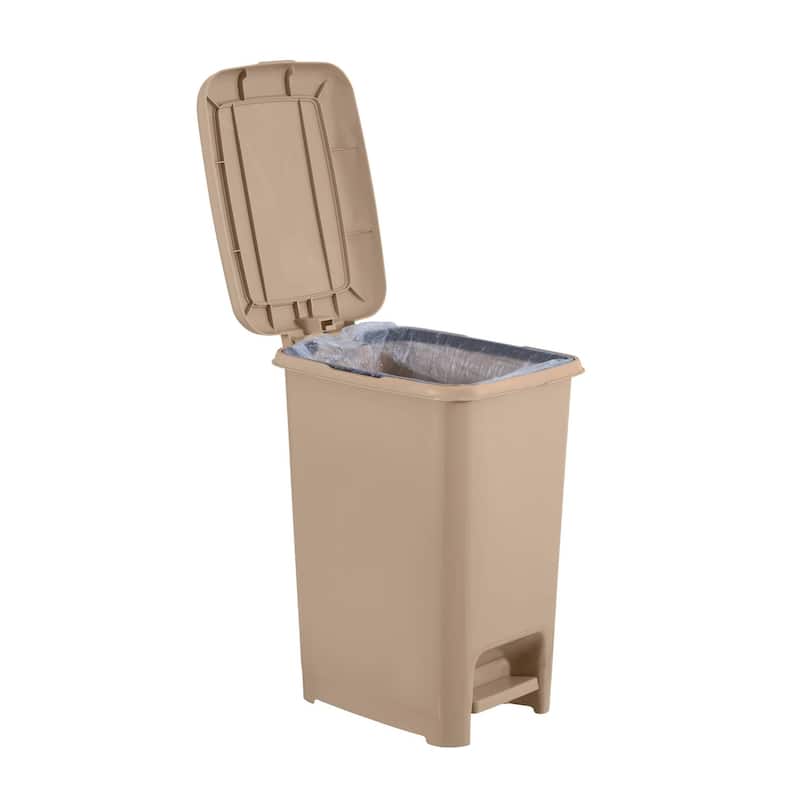 16 qt Slim Step Trash Can